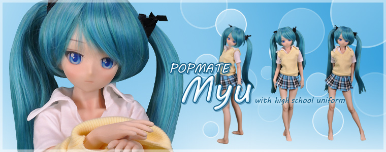 Pop mate MYU high school uniform version